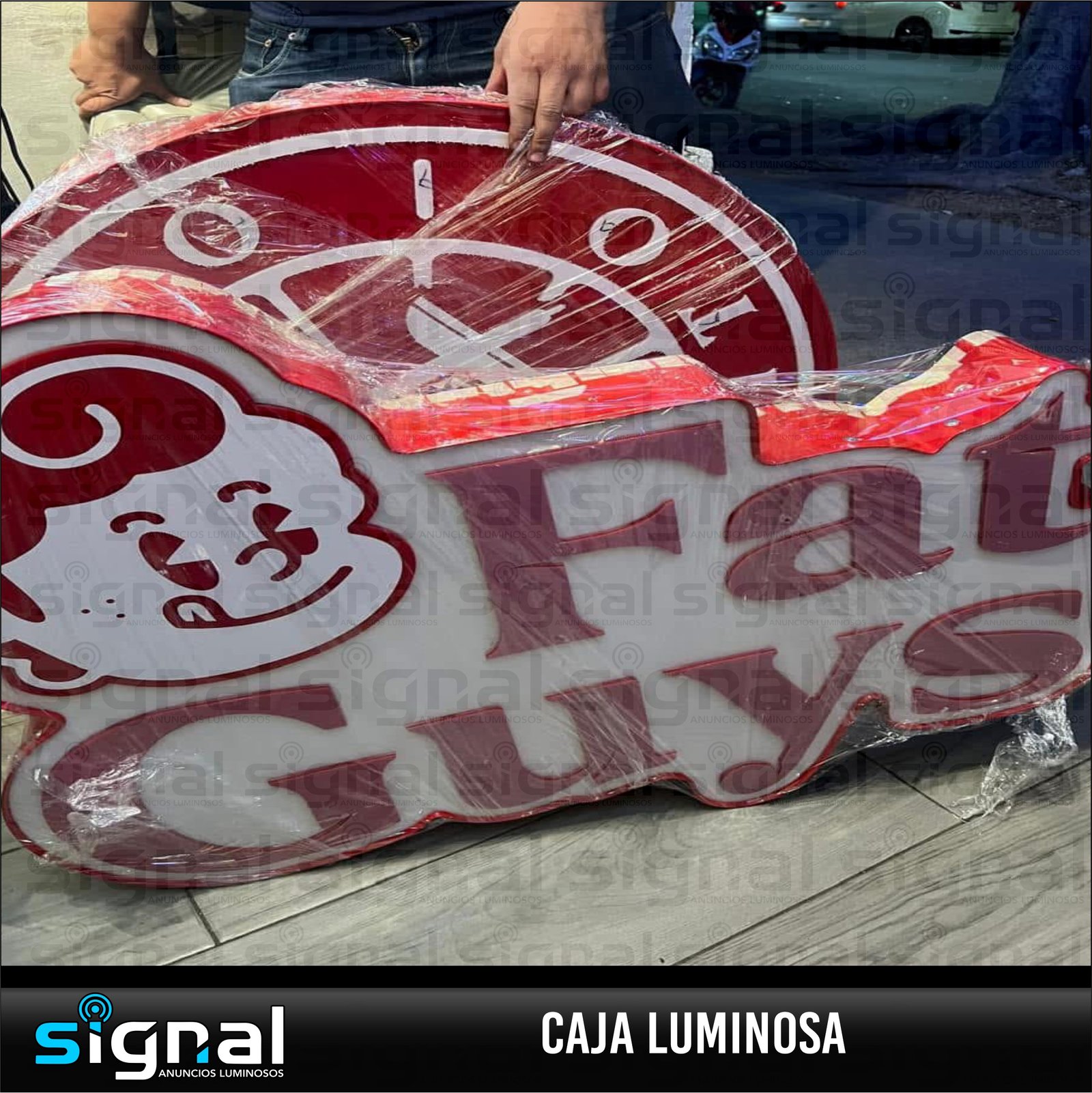 Anuncio tipo caja de luz en merida