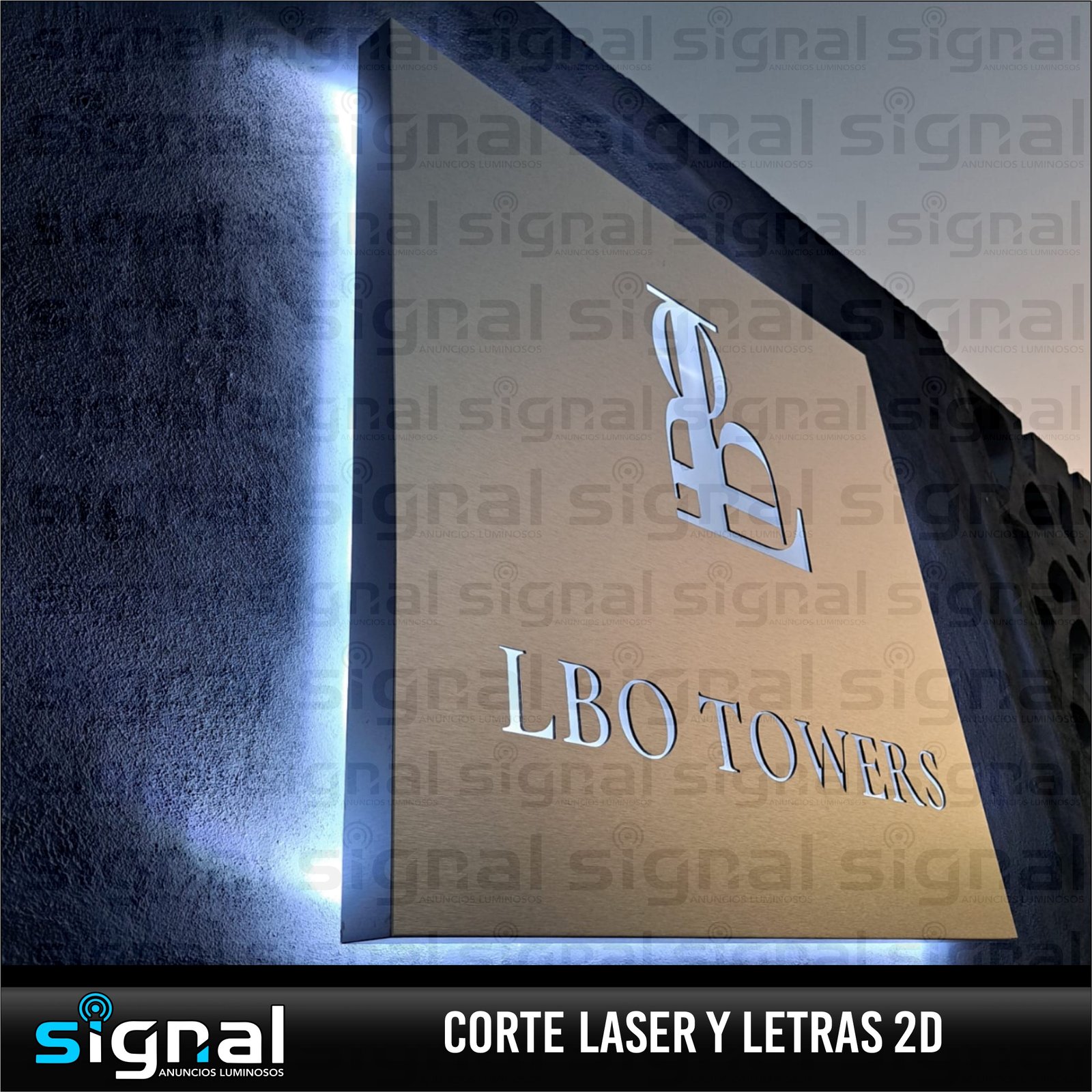 Anuncio de letras 2d o corte laser en merida