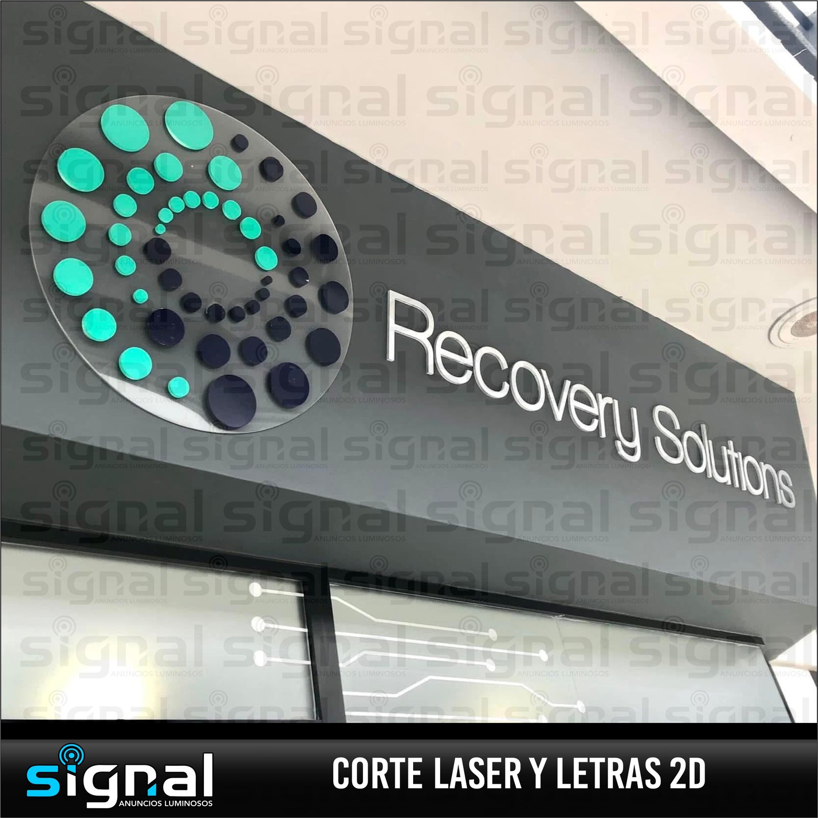 Anuncio de letras 2d o corte laser en merida