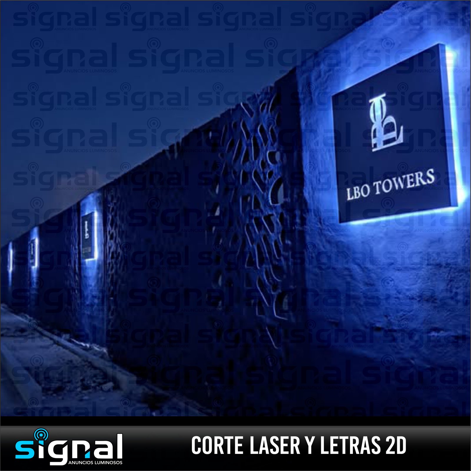 Anuncio de letras 2d o corte laser en merida