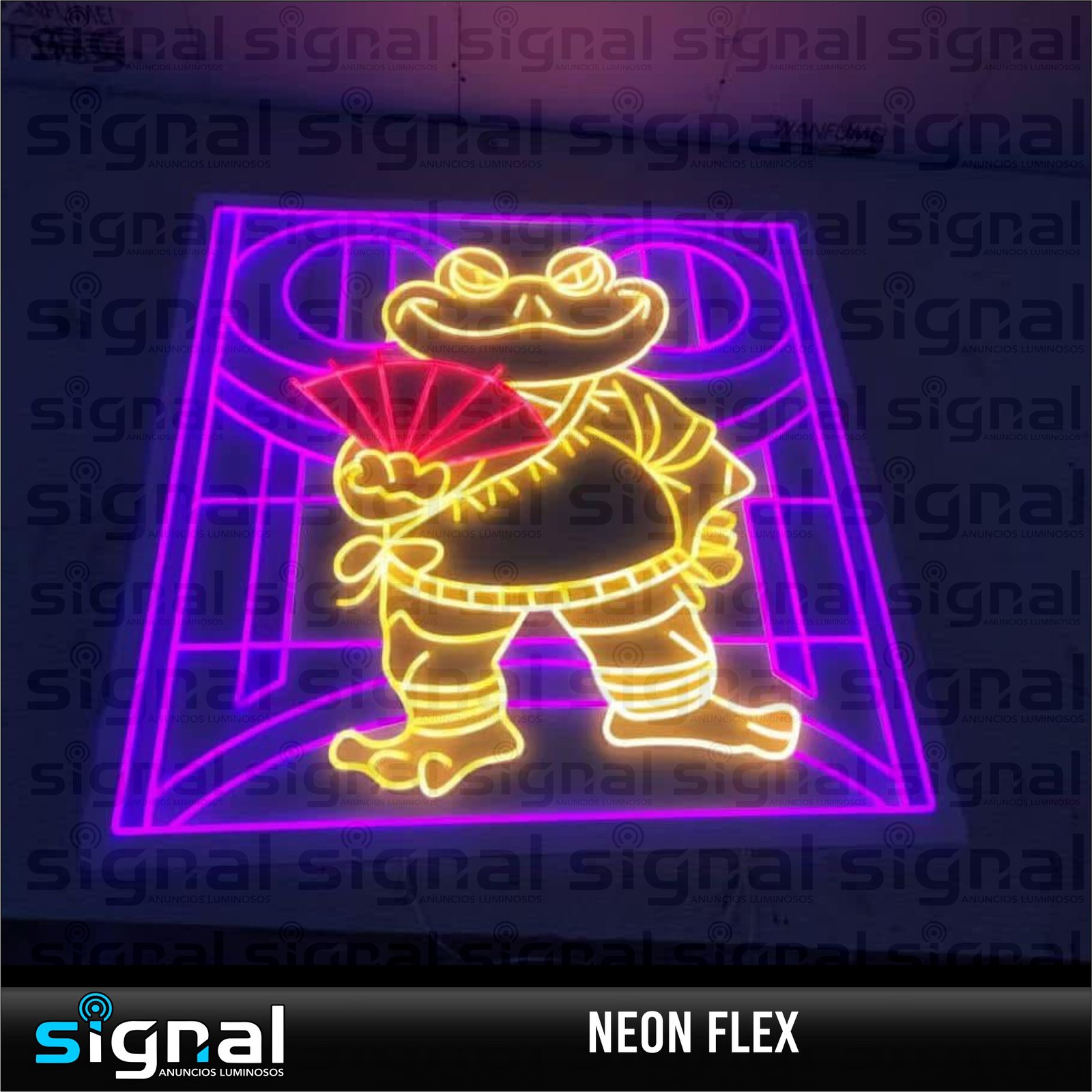 Anuncio de Neon Flex en merida