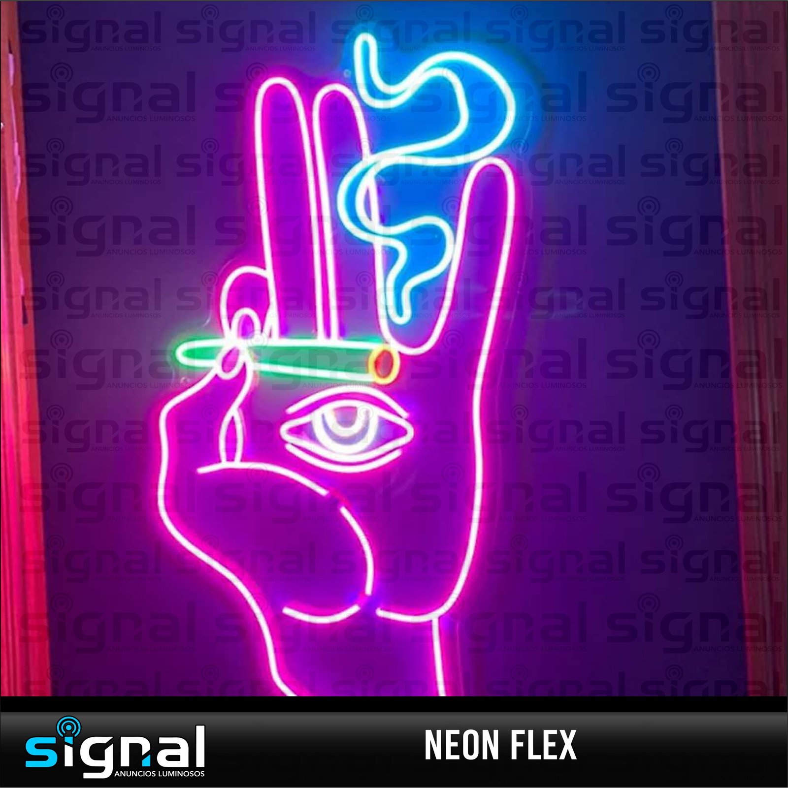 Anuncio de Neon Flex en merida