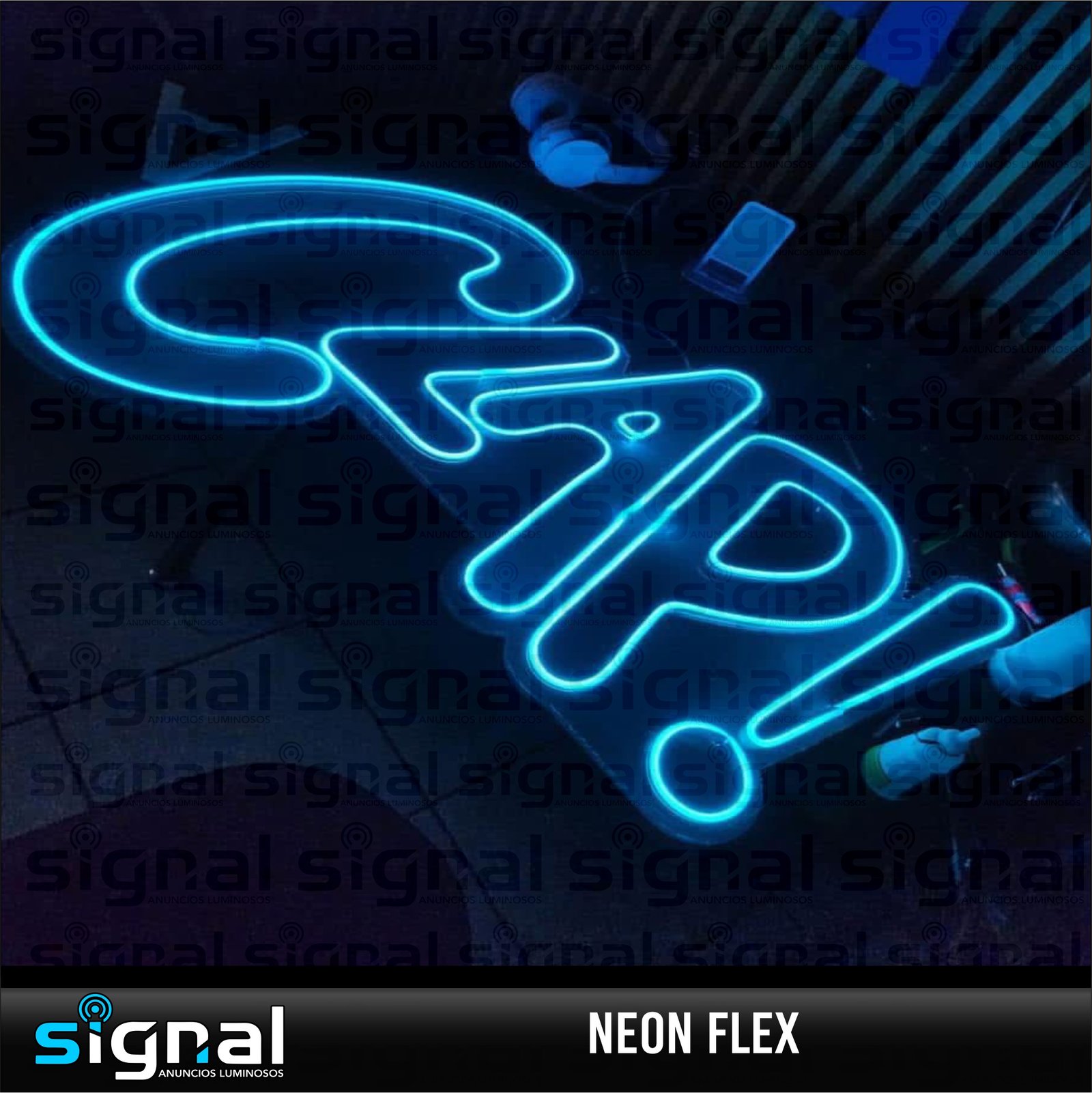 Anuncio de Neon Flex en merida