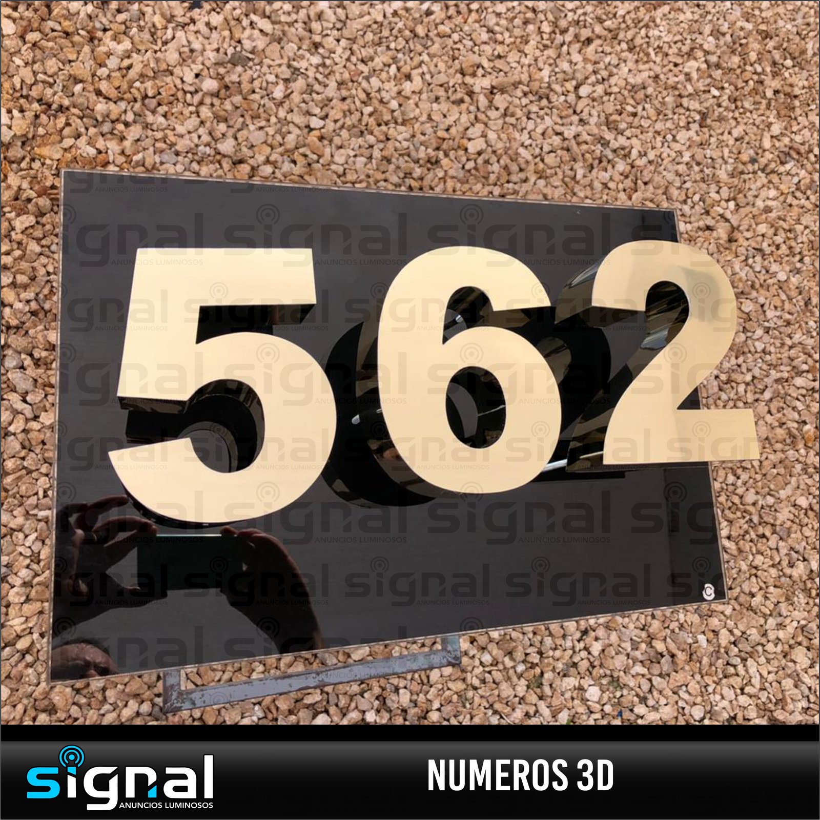 Numeros 3D en merida