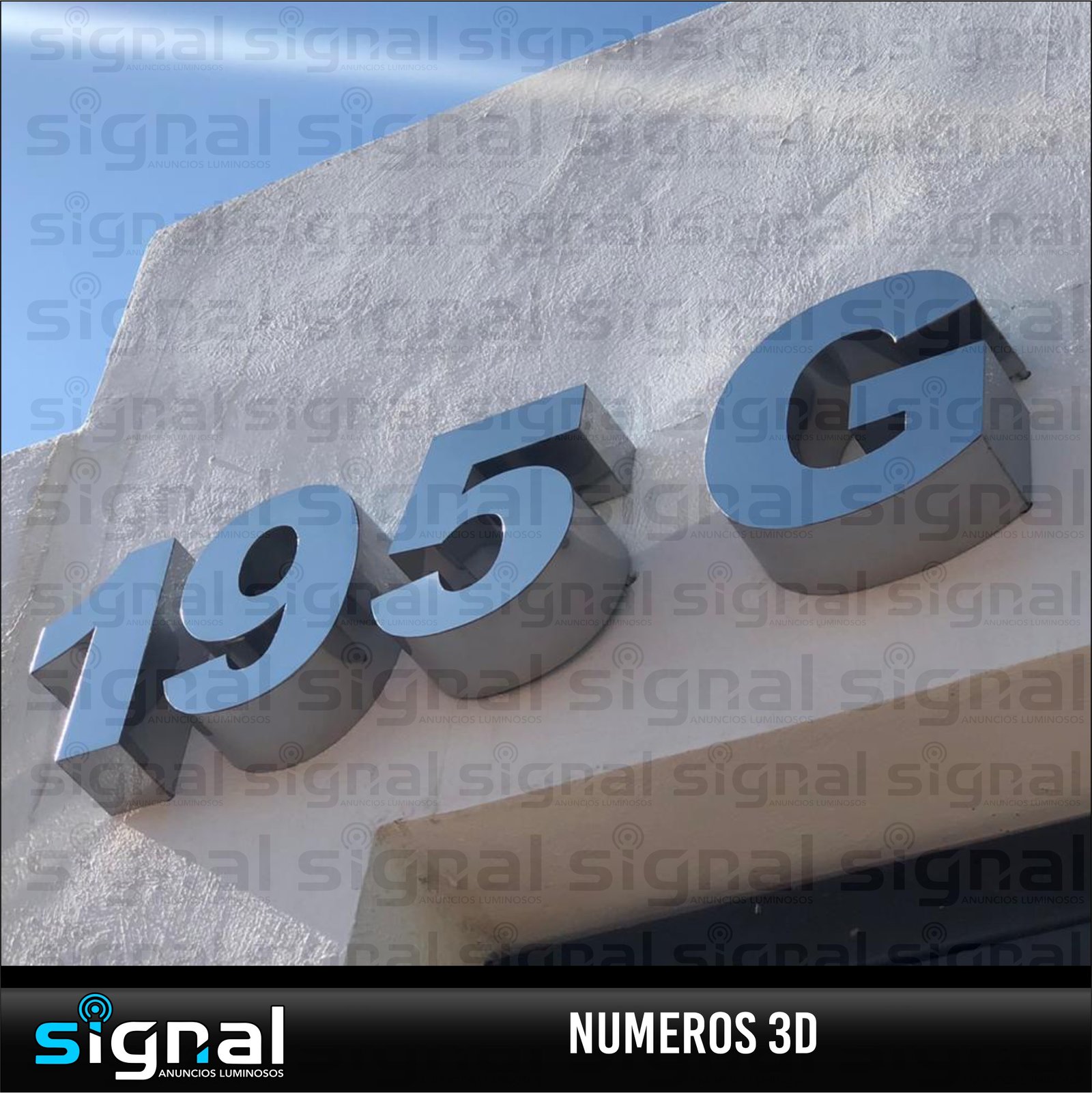 Numeros 3D en merida